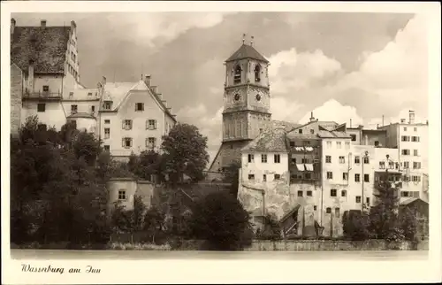 Ak Wasserburg am Inn in Oberbayern, Blick auf die St. Jakob Kirche