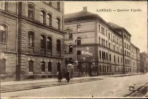 Ak Landau in der Pfalz, Quartier Fayolle