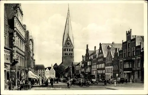 Ak Lüneburg in Niedersachsen, Am Sand, Kirche