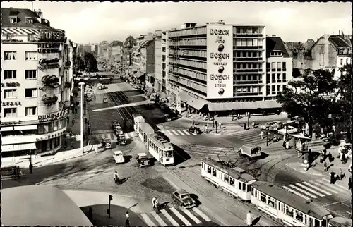 Ak Köln am Rhein, Hohenzollernring, Straßenbahnen