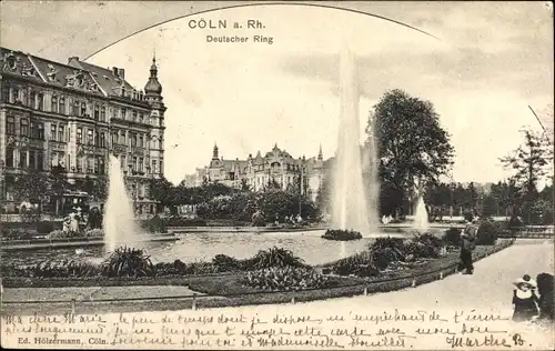 Ak Köln am Rhein, Deutscher Ring