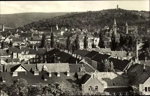 Ak Arnstadt Thüringen, Panorama der Stadt, Hausdächer