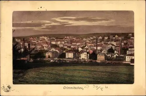Ak Crimmitschau in Sachsen, Panorama