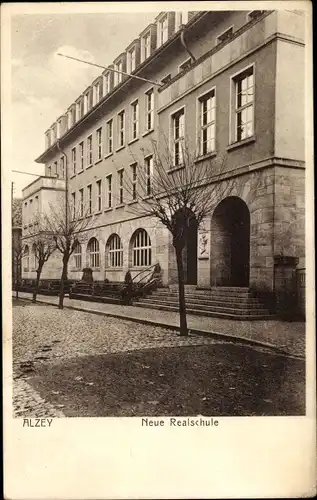 Ak Alzey in Rheinhessen, Neue Realschule
