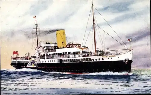 Künstler Ak Bannister, P.S. Royal Eagle, General Steam Navigation Company, GSN