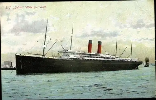 Ak Dampfer, Dampfschiff S.S. Celtic, White Star Line