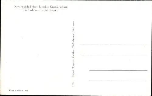 Ak Tiefenbrunn Rosdorf Niedersachsen, Landessanatorium Rasemühle, Rosengarten, Sonnenhaus