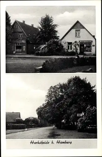 Ak Harksheide Norderstedt Schleswig Holstein, Geschäfte, Straßenansichten