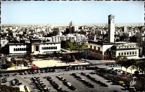 Ak Casablanca Marokko, Place des Nations Unies et les Batiments Administratifs