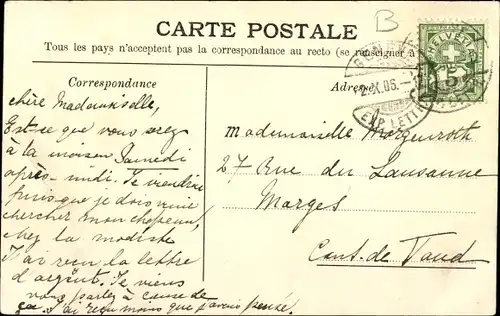 Ak Mornex Haute Savoie, Vue generale