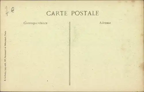 Ak Lassigny Oise, Dans l'Oise, Retraite des Allemands, Ruines de Lassigny, Kriegszerstörung