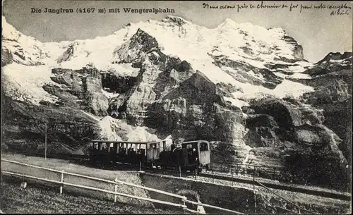 Ak Kanton Bern, Jungfrau mit Wengeralpbahn