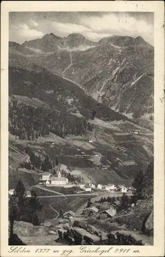 Ak Sölden in Tirol, geg. Grieskogel