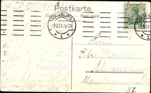 Ak Hamburg Mitte Altstadt, Hafenpartie, Schiffe