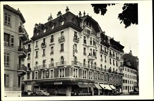 Ak Plainpalais Genève Genf Schweiz, Hotel de la Plaine