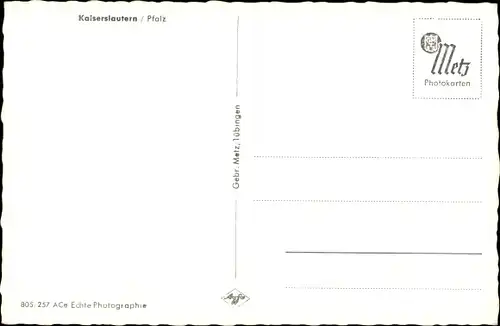 Ak Kaiserslautern in der Pfalz, Totale