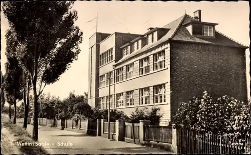 Ak Wettin Löbejün im Saalekreis, Schule