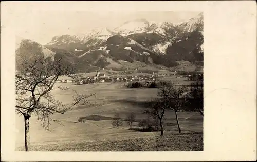 Ak Aschau im Chiemgau Oberbayern, Ort mit Umgebung