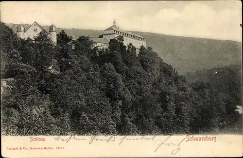 Ak Schwarzburg in Thüringen, Schloss