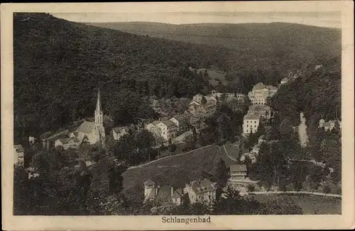 Ak Schlangenbad im Taunus Hessen, Fliegeraufnahme