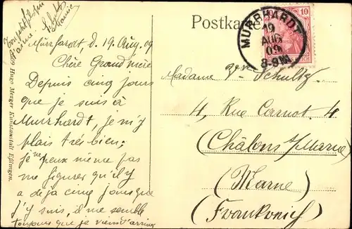 Ak Murrhardt in Württemberg, Fliegeraufnahme