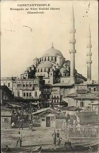 Ak Konstantinopel Istanbul Türkei, Mosquée de Yéni Validé Djami, Moschee