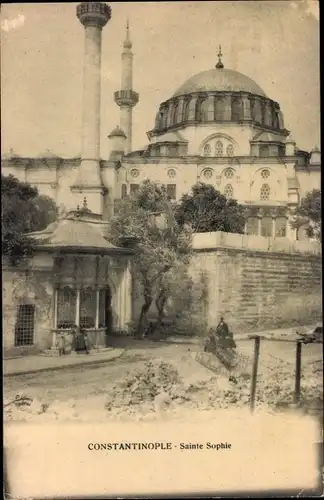 Ak Konstantinopel Istanbul Türkei, Mosquee Sainte Sophie