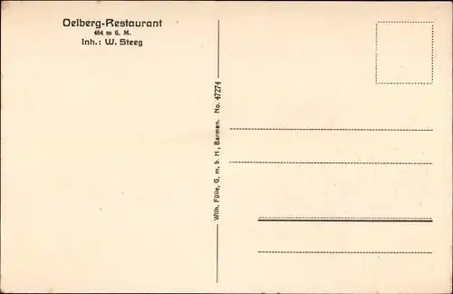 Ak Königswinter am Rhein, Oelberg, Margaretenhof, Sophienhof, Marienhof