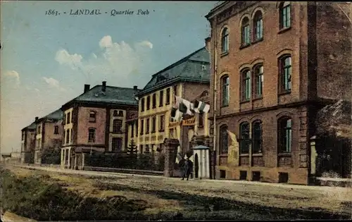 Ak Landau in der Pfalz, Quartier Foch