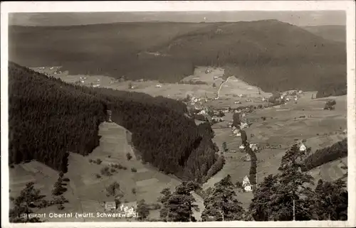 Ak Obertal Baiersbronn im Schwarzwald, Gesamtansicht