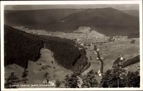 Ak Obertal Baiersbronn im Schwarzwald, Gesamtansicht