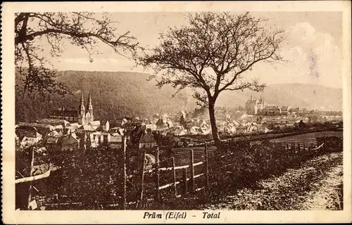 Ak Prüm in der Eifel, Gesamtansicht