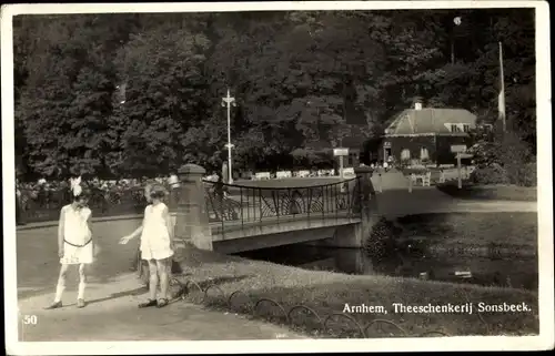 Ak Arnhem Gelderland Niederlande, Theeschenkerij Sonsbeek