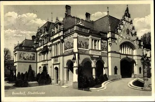 Ak Berndorf an den Triesting Niederösterreich, Stadttheater