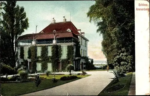 Ak Salenstein Kanton Thurgau, Schloss Arenenberg