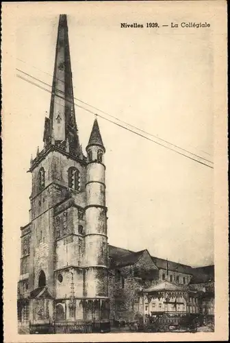 Ak Nivele Nivelles Wallonisch Brabant, La Collégiale