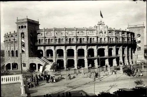 Ak Palma de Mallorca Balearische Inseln Spanien, Plaza de Toros, Coliseo Balear, Stierkampfarena