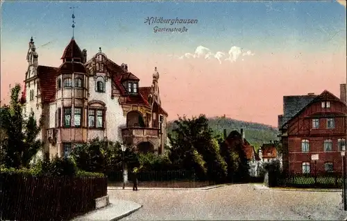 Ak Hildburghausen in Thüringen, Gartenstraße