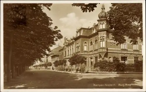 Ak Kempen am Niederrhein, Burgring