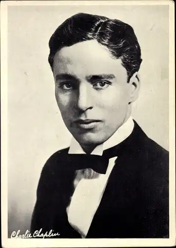 Ak Schauspieler Charlie Chaplin, Portrait