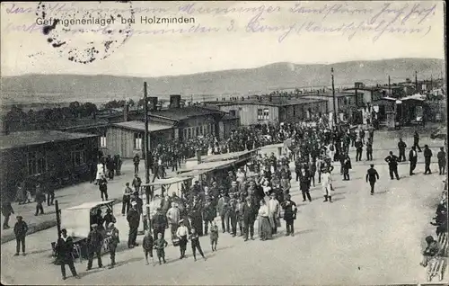 Ak Holzminden in Niedersachsen, Kriegsgefangenenlager