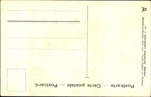 Künstler Ak Kaulbach, W., Gretchen