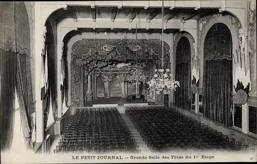 Ak Paris IX, Le Petit Journal, Grande Salle des Fetes du 1 Etage