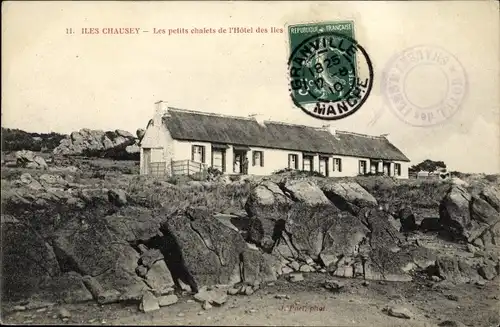 Ak Îles Chausey Manche, Les petits chalets de l'Hotel des Iles