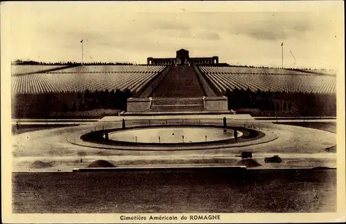 Ak Romagne sous Montfaucon Lothringen Meuse, Cimetiere American