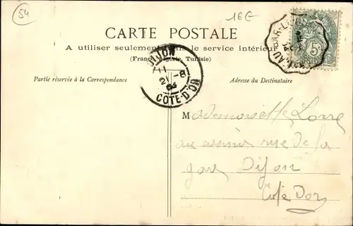 Ak Foug Meurthe et Moselle, vue générale du Tunnel du Canal