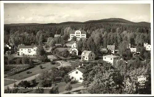 Ak Nykroppa Filipstad Schweden, Partie med Folkskolan