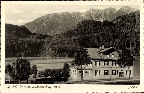 Ak Füssen im Ostallgäu, Gasthof Weißensee