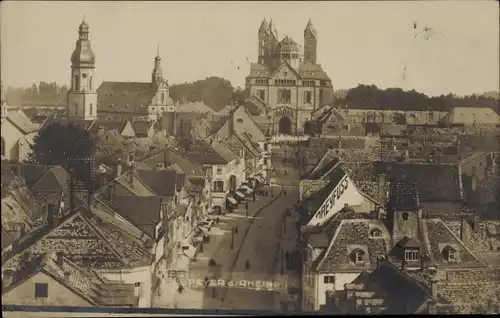 Foto Ak Speyer am Rhein, Stadtbild