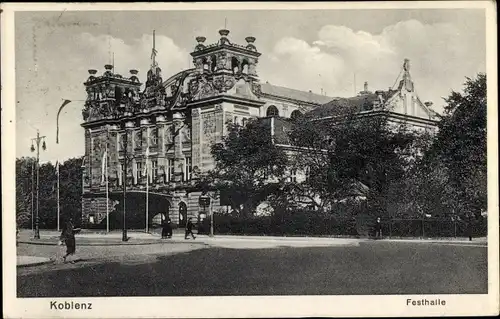 Ak Koblenz am Rhein, Festhalle